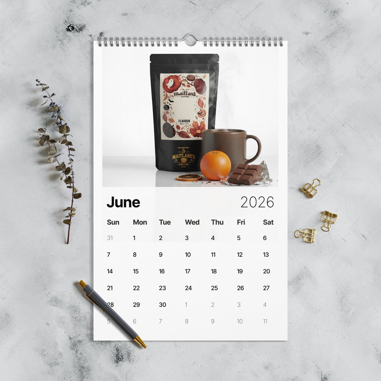 Wall calendar (2026)