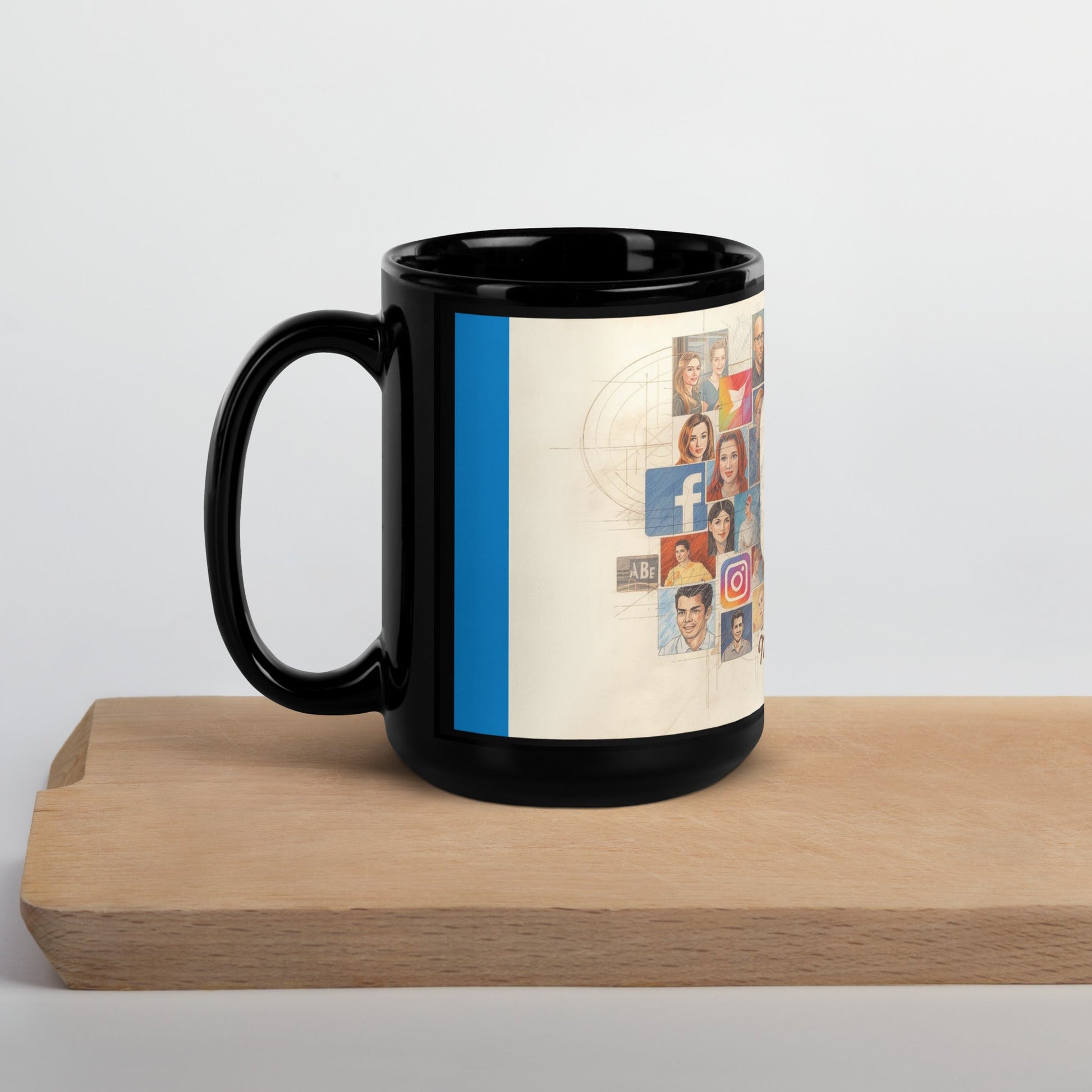 Black Glossy Mug - Premium Ceramic Coffee Mug 11oz & 15oz