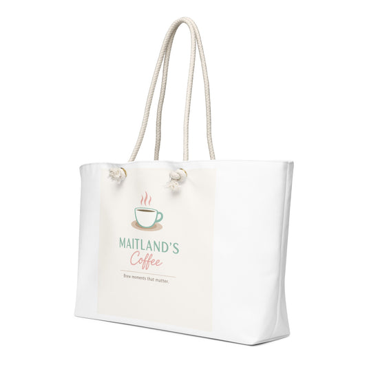 Oversized weekender bag