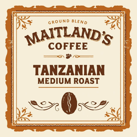 Tanzanian coffee ground