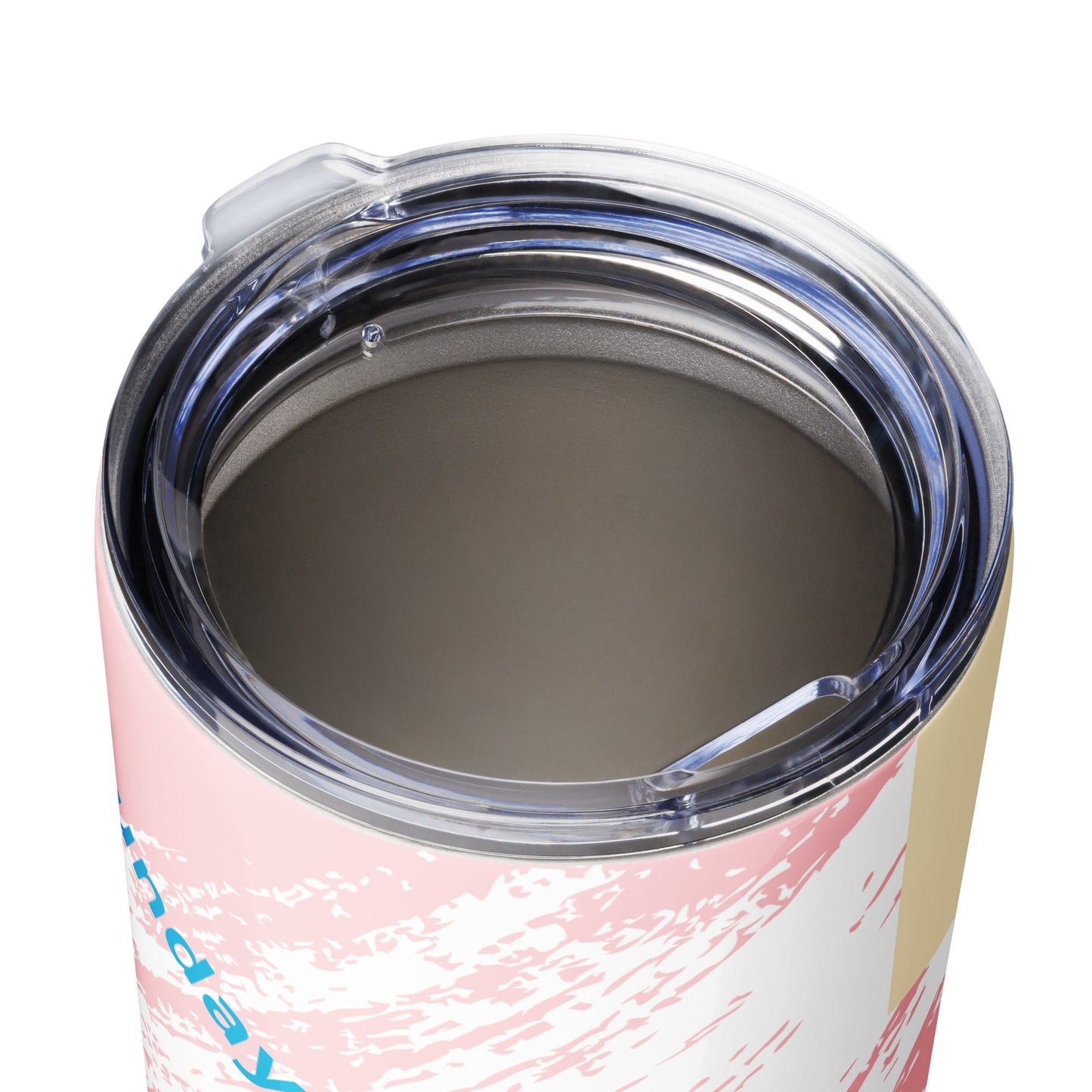 Tapered stainless steel tumbler