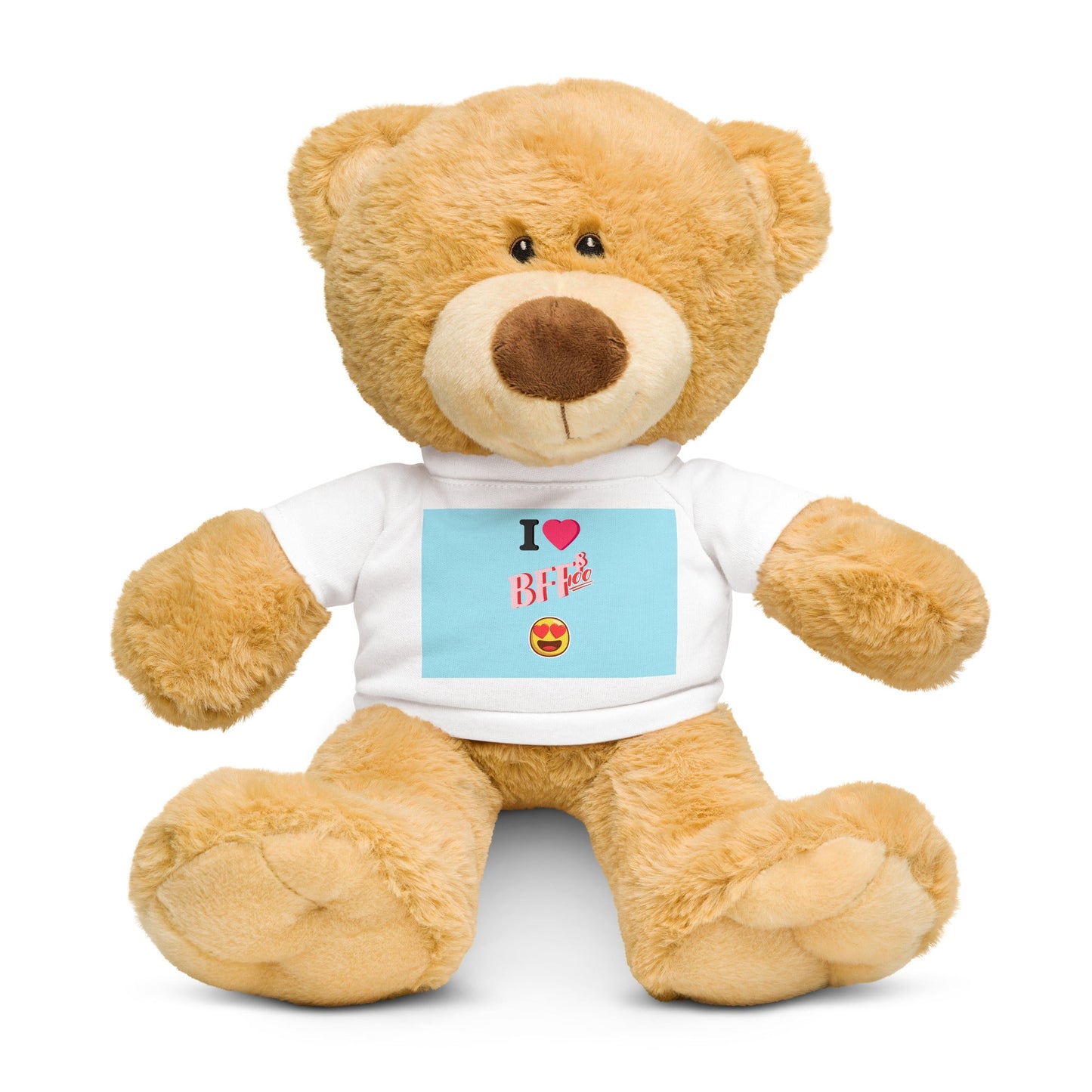 Soft Teddy Bear with T-Shirt - Cuddly Coffee Lover Gift Default Title