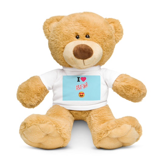 Soft Teddy Bear with T-Shirt - Cuddly Coffee Lover Gift Default Title