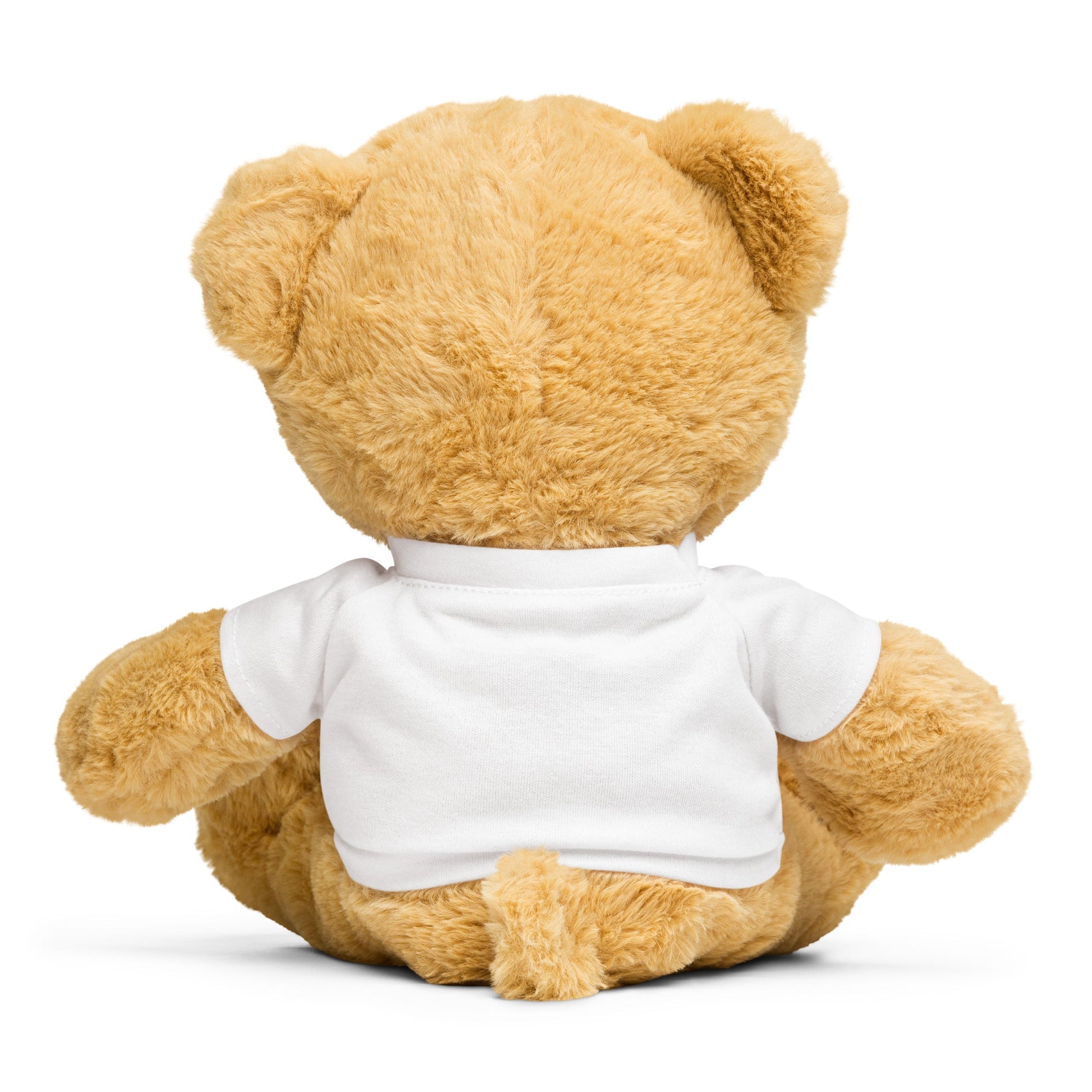 Soft Teddy Bear with T-Shirt - Cuddly Coffee Lover Gift