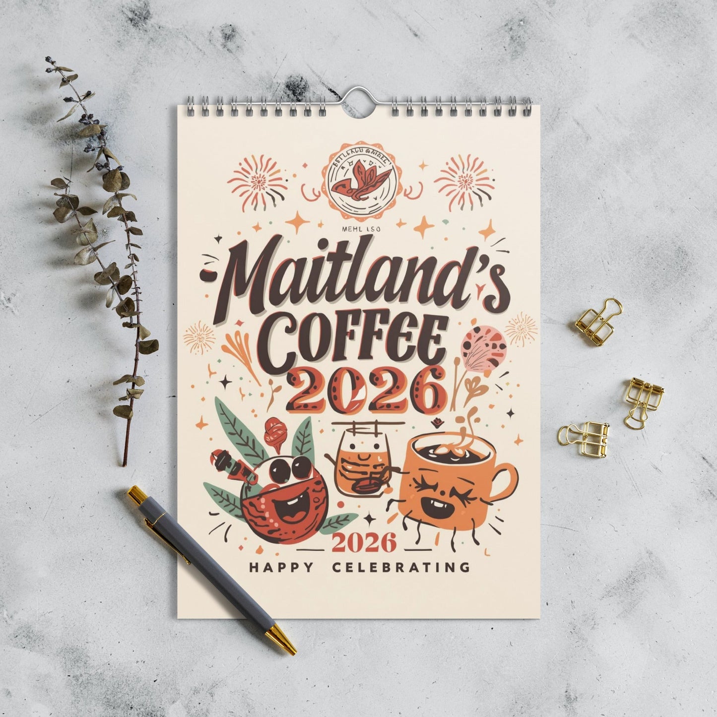 Wall calendar (2026) 8.26″×11.69″