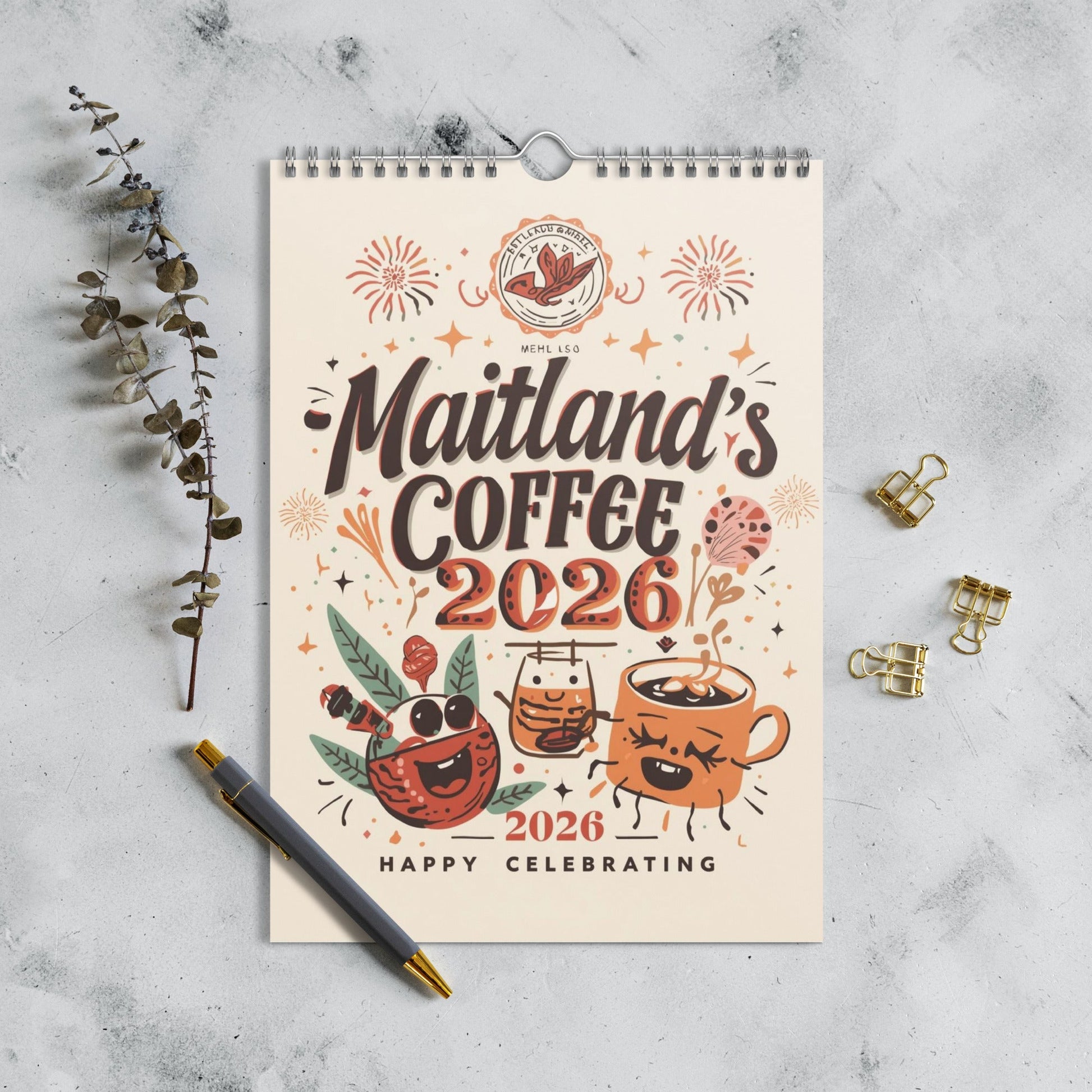 Wall calendar (2026) 8.26″×11.69″