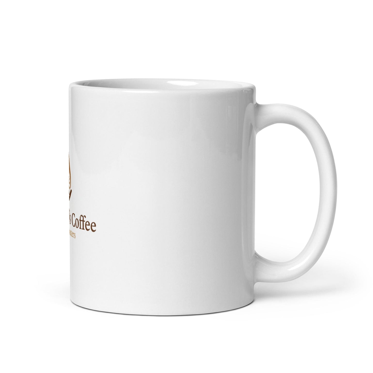 White glossy mug 11 oz