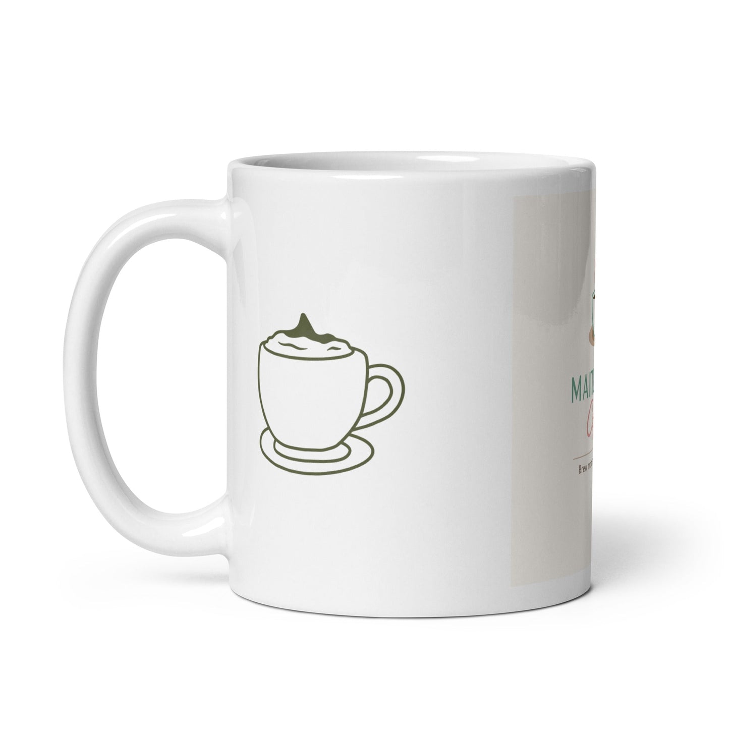 Maitland's Coffee Mug - Luxury White Glossy Mug